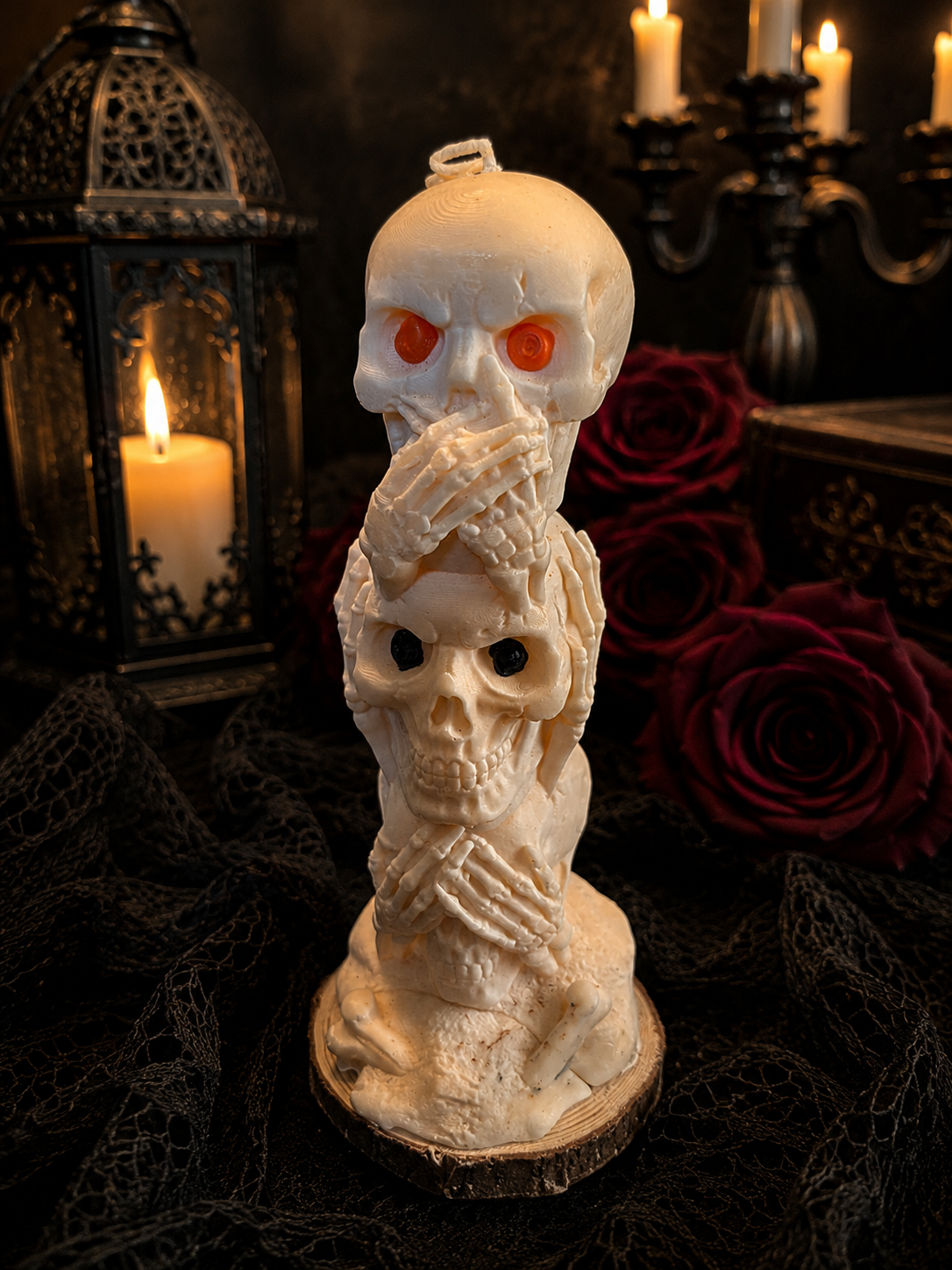 Handmade See No Evil, Hear No Evil, Speak No Evil Soy Candle