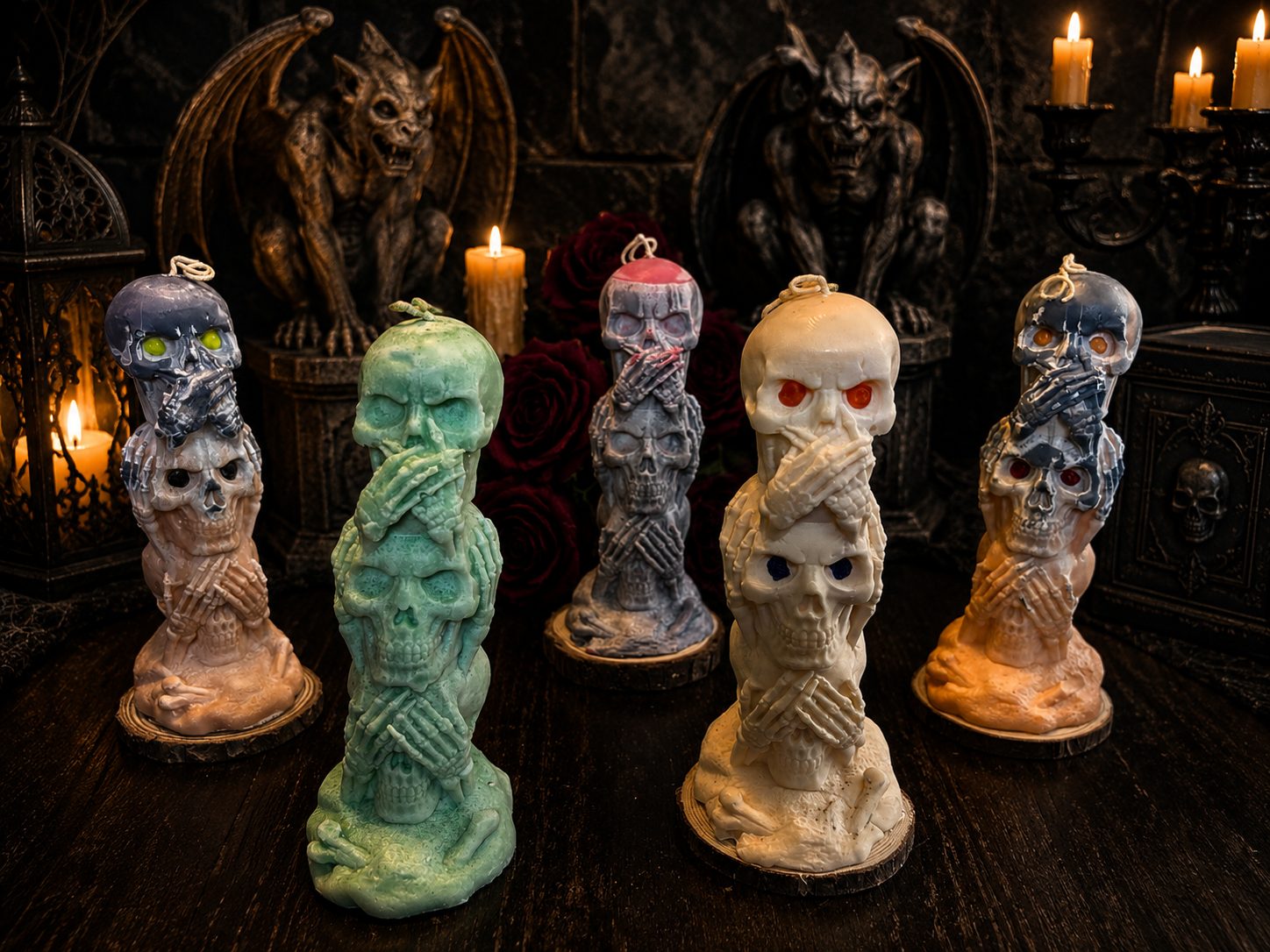 Handmade See No Evil, Hear No Evil, Speak No Evil Soy Candle