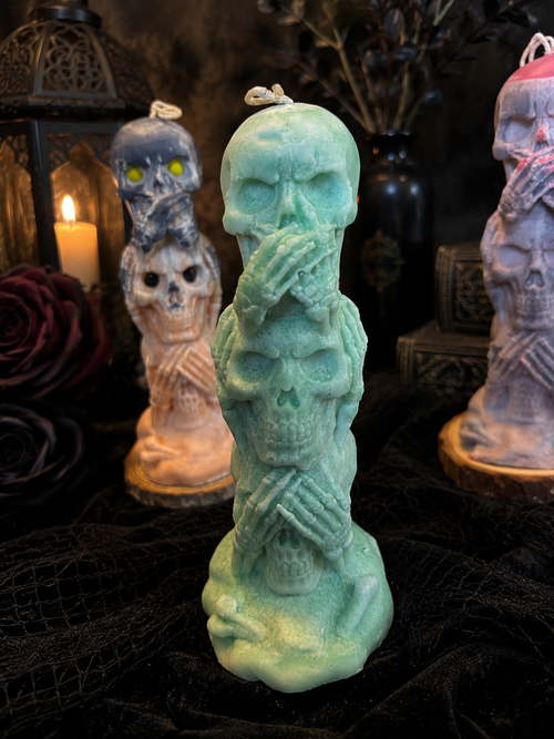 Handmade See No Evil, Hear No Evil, Speak No Evil Soy Candle