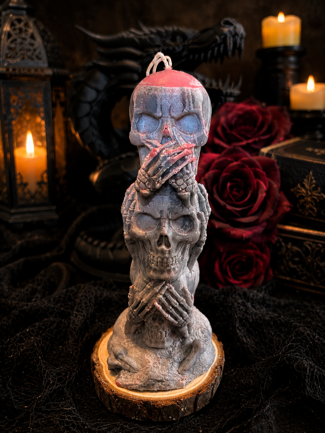 Handmade See No Evil, Hear No Evil, Speak No Evil Soy Candle