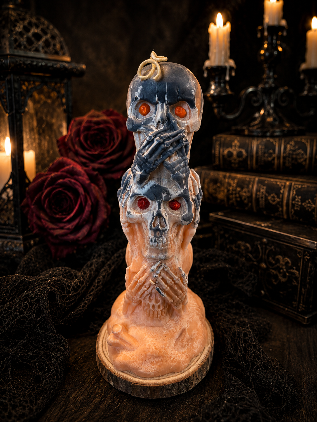 Handmade See No Evil, Hear No Evil, Speak No Evil Soy Candle