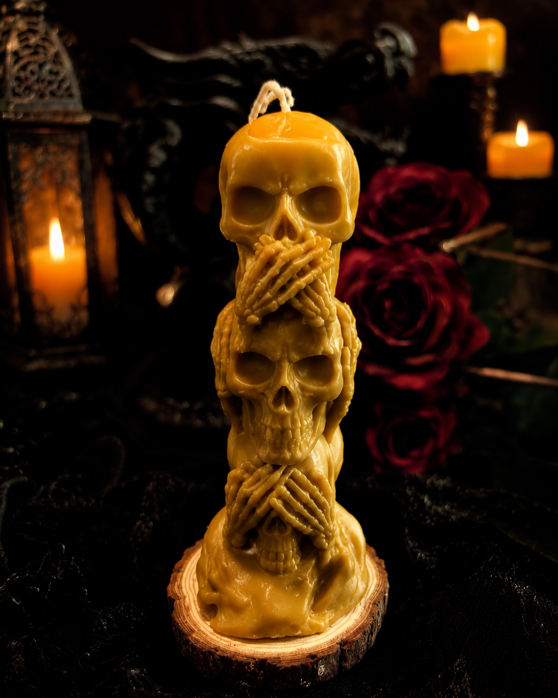 Handmade See No Evil, Hear No Evil, Speak No Evil Soy Candle