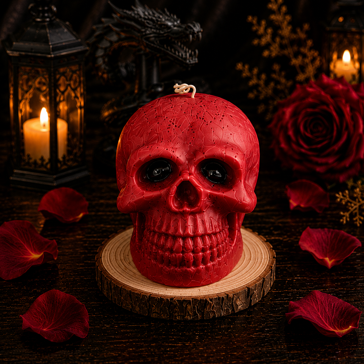 Handmade Skull Soy Candle