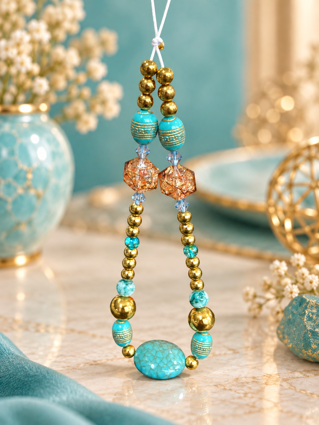 Christmas Cell Phone Straps – Handmade Holiday Beaded Charms
