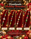 Handmade Christmas Bracelets | Festive Beads & Holiday Charms